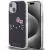 Hello Kitty IML Kitty Face HKHCP15SHKHLK iPhone 15 6.1", hátlap, tok, fekete
