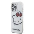 Hello Kitty IML Head Logo iPhone 15 Pro Max hátlap, tok, fehér