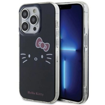   Hello Kitty IML Kitty Face HKHCP15XHKHLK iPhone 15 Pro Max 6.7", hátlap, tok, fekete