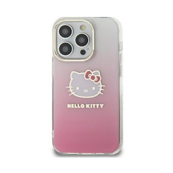   Hello Kitty IML Gradient Electrop Kitty Head case for Samsung Galaxy A55 tok, rózsaszín