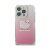 Hello Kitty IML Gradient Electrop Kitty Head case for Samsung Galaxy A55 tok, rózsaszín