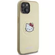 Hello Kitty Leather Kitty Head MagSafe HKHMP14SPGHCKD iPhone 14 6.1" hátlap, tok, arany