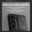 Nillkin CamShield Pro ütésálló hátlap, tok, Samsung Galaxy S24 Plus, zöld