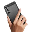 Carbon Case Samsung Galaxy S24 Plus hátlap, tok, fekete