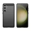 Carbon Case Samsung Galaxy S24 Plus hátlap, tok, fekete