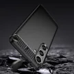 Carbon Case Samsung Galaxy S24 Plus hátlap, tok, fekete