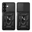 Hybrid Armor Tough Rugged Samsung Galaxy S24 Plus ütésálló hátlap, tok, fekete