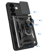 Hybrid Armor Tough Rugged Samsung Galaxy S24 Plus ütésálló hátlap, tok, fekete