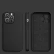 Silicone case hátlap, tok Samsung Galaxy S24 Plus, fekete