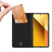Dux Ducis Skin Pro oldalra nyíló tok fedéllel és kártyafoglalattal Xiaomi Redmi Note 13 5G, fekete