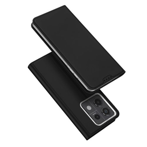 Dux Ducis Skin Pro oldalra nyíló tok fedéllel és kártyafoglalattal Xiaomi Redmi Note 13 Pro 5G, fekete
