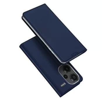   Dux Ducis Skin Pro oldalra nyíló tok fedéllel és kártyafoglalattal Xiaomi Redmi Note 13 Pro+ 5G, kék