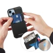 Dux Ducis Rafi Mag 3in1 iPhone 15 Plus MagSafe RFID Blocker hátlap, tok, fekete