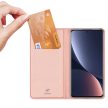 Dux Ducis Skin Pro Case Xiaomi 13 Pro Flip Card Wallet Stand oldalra nyíló tok, rózsaszín