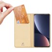 Dux Ducis Skin Pro Case Xiaomi 13 Pro Flip Card Wallet Stand oldalra nyíló tok, arany