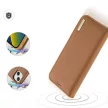 Dux Ducis Hivo bőr Flip Cover eredeti bőr oldalra nyíló tok kártyatartóval iPhone 14 Plus, barna
