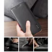 Dux Ducis Hivo bőr Flip Cover eredeti bőr oldalra nyíló tok kártyatartóval iPhone 14 Plus, barna