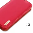Dux Ducis Hivo bőr Flip Cover eredeti bőr oldalra nyíló tok kártyatartóval iPhone 14 Pro Max, piros