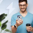 Dux Ducis Clin2 tok iPhone 14 Plus MagSafe, kék