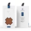 Dux Ducis Skin X2 oldalra nyíló tok iPhone 14 Plus, barna