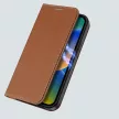 Dux Ducis Skin X2 oldalra nyíló tok iPhone 14 Plus, barna