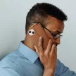 Dux Ducis Skin X2 oldalra nyíló tok iPhone 14 Plus, barna