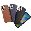 Dux Ducis Naples iPhone 14 Plus eredeti bőr tok MagSafe, kék