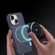 Dux Ducis Naples iPhone 14 Plus eredeti bőr tok MagSafe, kék