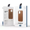 Dux Ducis Naples iPhone 14 Plus tok bőr MagSafe tok, barna