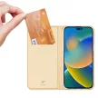 Dux Ducis Skin Pro oldalra nyíló tok iPhone 14 Pro Max, arany
