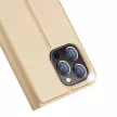 Dux Ducis Skin Pro oldalra nyíló tok iPhone 14 Pro Max, arany