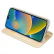 Dux Ducis Skin Pro oldalra nyíló tok iPhone 14 Pro Max, arany