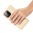 Dux Ducis Skin Pro oldalra nyíló tok iPhone 14 Pro Max, arany