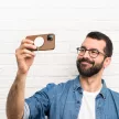 Dux Ducis Grit bőr tok iPhone 14 Plus Elegáns műbőr borítás (MagSafe), barna