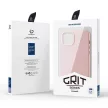 Dux Ducis Grit bőr tok iPhone 14 Plus Elegáns műbőr tok, (MagSafe), rózsaszín