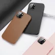 Dux Ducis Grit bőr tok iPhone 14 Plus Elegáns műbőr tok, (MagSafe), rózsaszín
