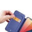 Dux Ducis Skin X oldalra nyíló tok iPhone 13 Pro, kék