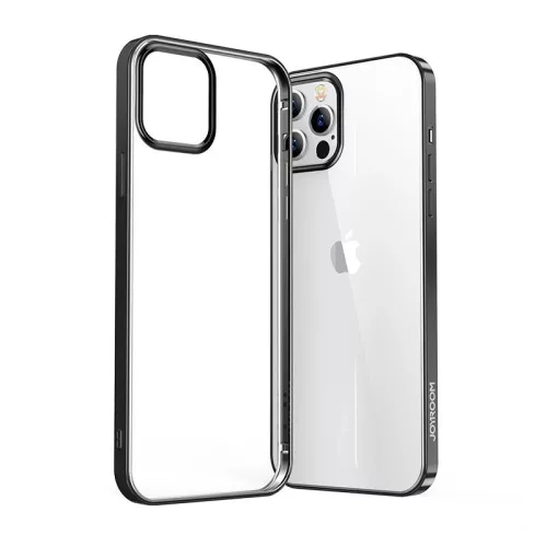 Joyroom New Beauty Series Ultra Slim tok galvanizált kerettel iPhone 12 Pro Max, fekete