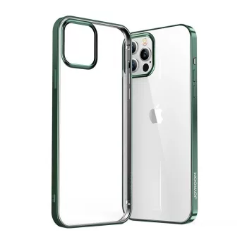   Joyroom New Beauty Series Ultra Slim tok galvanizált kerettel iPhone 12 Pro Max, zöld