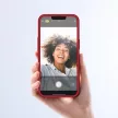 Joyroom 360 Full Case elülső és hátsó borítás iPhone 13 + edzett üvegfólia képernyővédő, piros