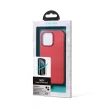 Joyroom 360 Full Case elülső és hátsó borítás iPhone 13 + edzett üvegfólia képernyővédő, piros