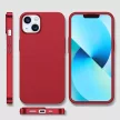 Joyroom 360 Full Case elülső és hátsó borítás iPhone 13 + edzett üvegfólia képernyővédő, piros