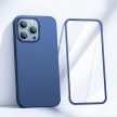 Joyroom 360 Full Case elülső és hátsó borítás iPhone 13 Pro Max + edzett üvegfólia képernyővédő, kék