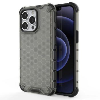   Honeycomb Case iPhone 13 Pro ütésálló hátlap, tok, fekete