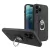Ring Silicone Finger Grip Samsung Galaxy S21 Plus hátlap, tok, fekete