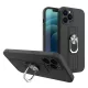 Ring Silicone Finger Grip Samsung Galaxy S21 Plus hátlap, tok, fekete