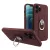 Ring Silicone Finger Grip Samsung Galaxy S21 Plus hátlap, tok, barna