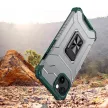 Crystal Ring Case Kickstand Tough Rugged Cover ütésálló tok iPhone 13 mini, zöld