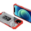 Crystal Ring Kickstand ütésálló hátlap, tok iPhone 13, piros