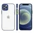 Milky Case silicone flexible translucent Case Samsung Galaxy S21+ 5G (S21 Plus 5G), sötétkék tok, kék